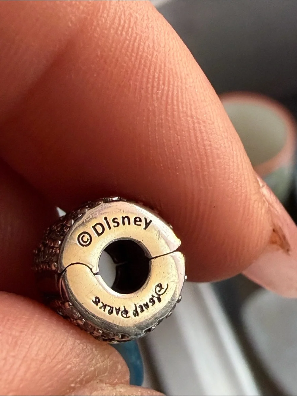 Pandora X Disney Silver Minnie Mouse Charm with Red Bow and Crystal Accents - Picture 4 of 4